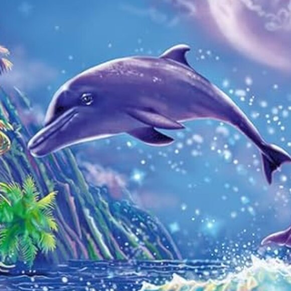 New sealed Ravensburger 500pcs Puzzle-Magical Moonlight Glow in Dark Puzzle - Picture 9 of 16